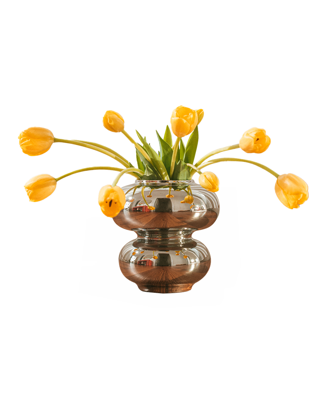 'Bubble Boy' Chrome Vase