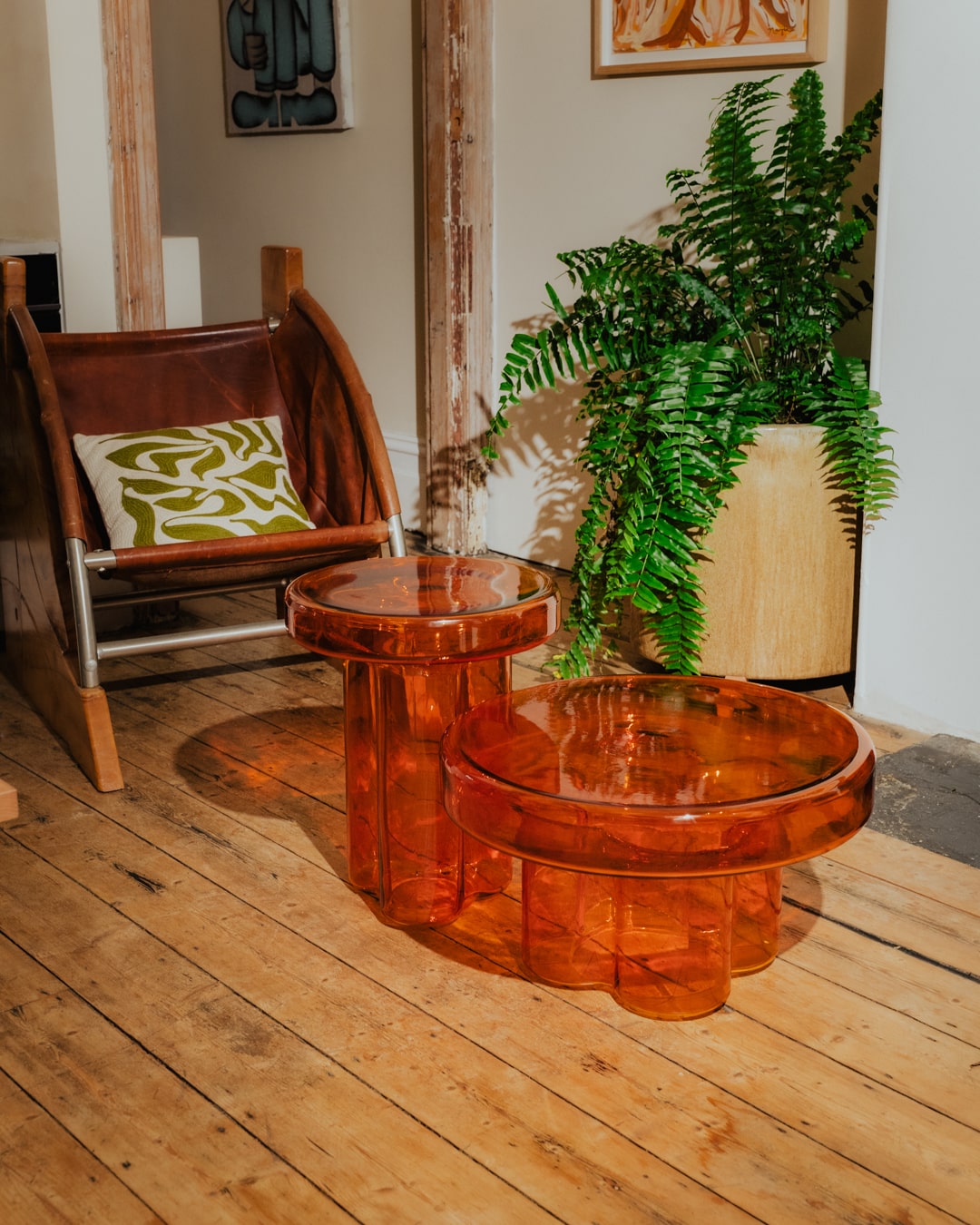 'Wide and Tall' Glass Tables