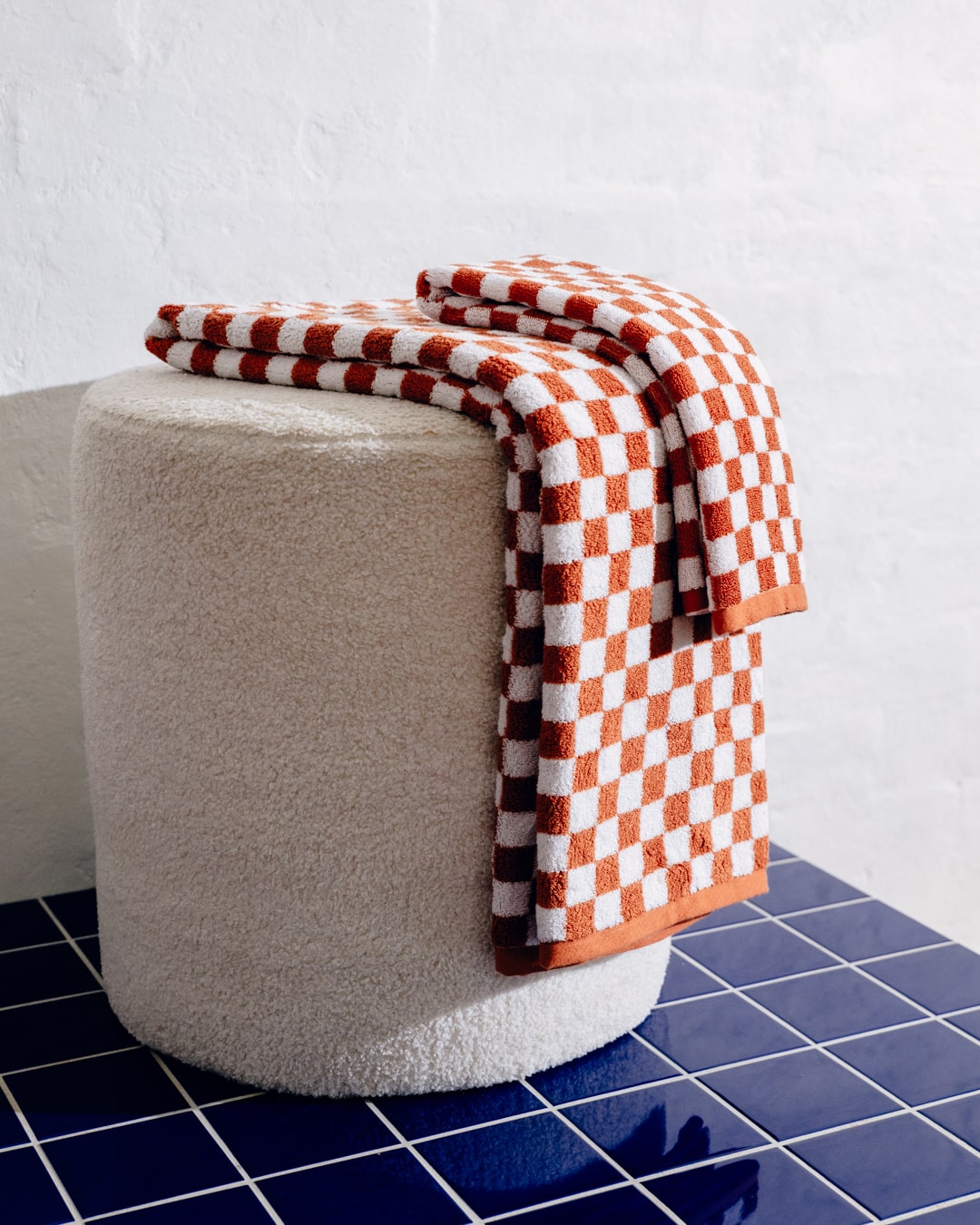 'Checkered Summer' Bath & Hand Towels