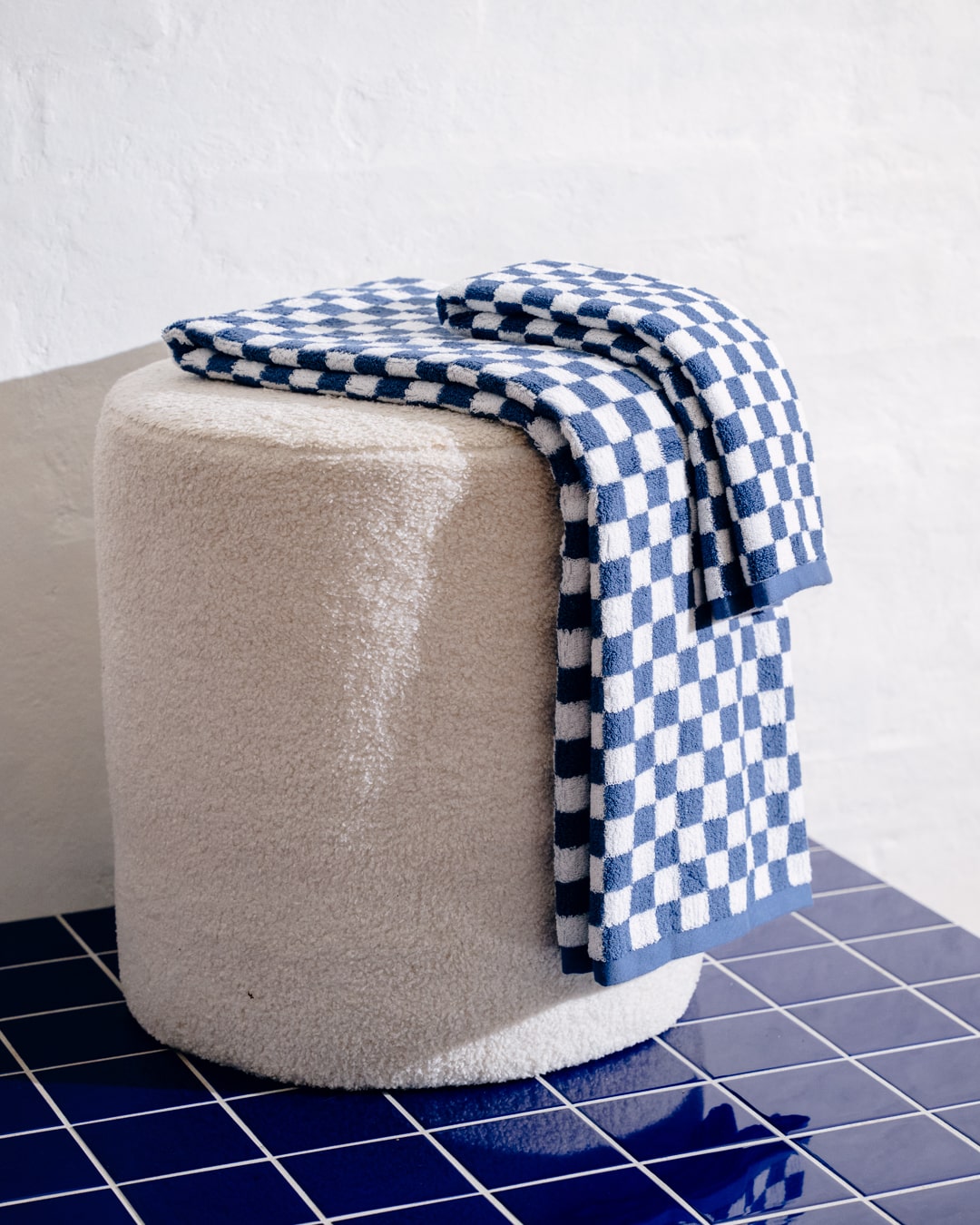 'Checkered Summer' Bath & Hand Towels