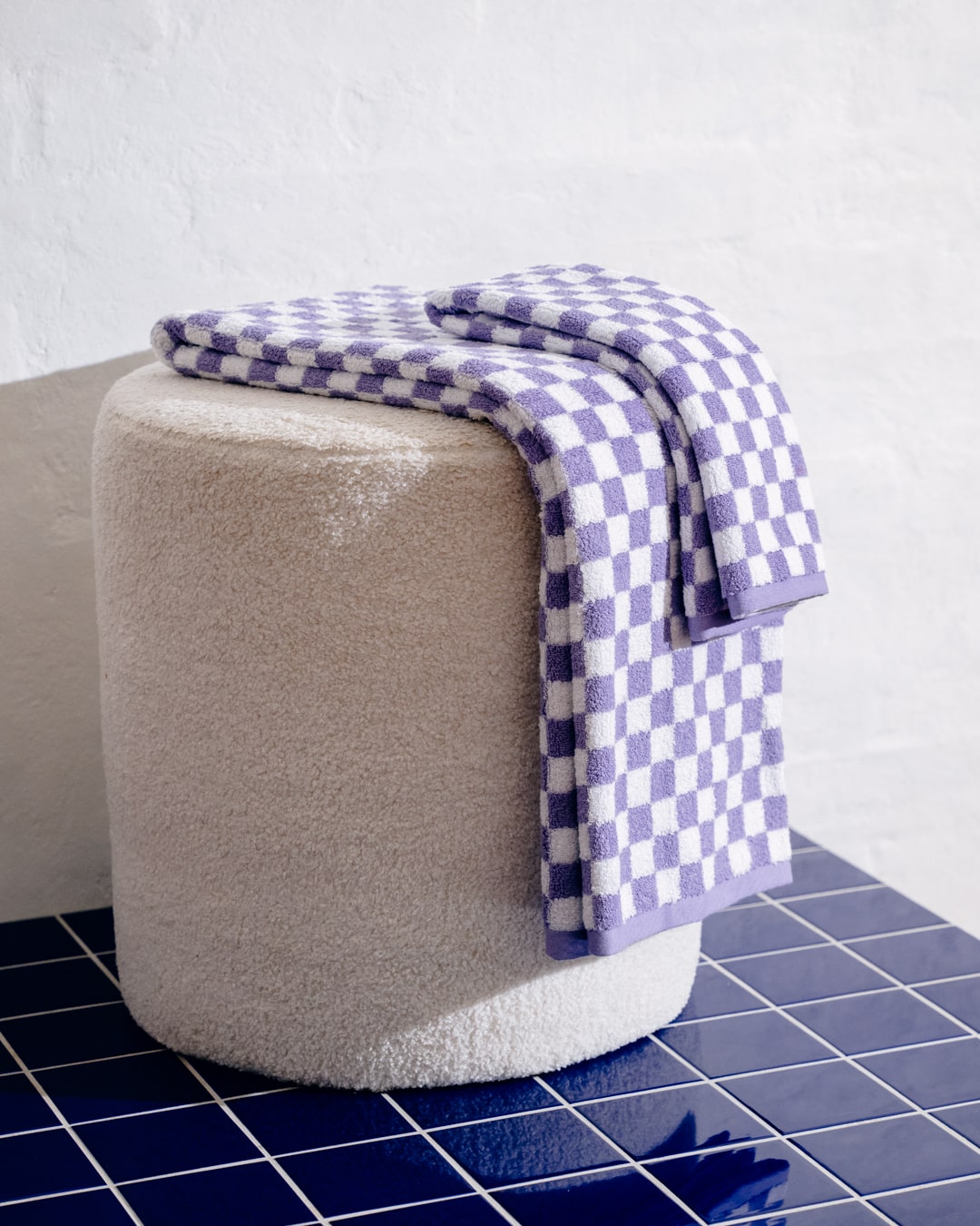 'Checkered Summer' Bath & Hand Towels