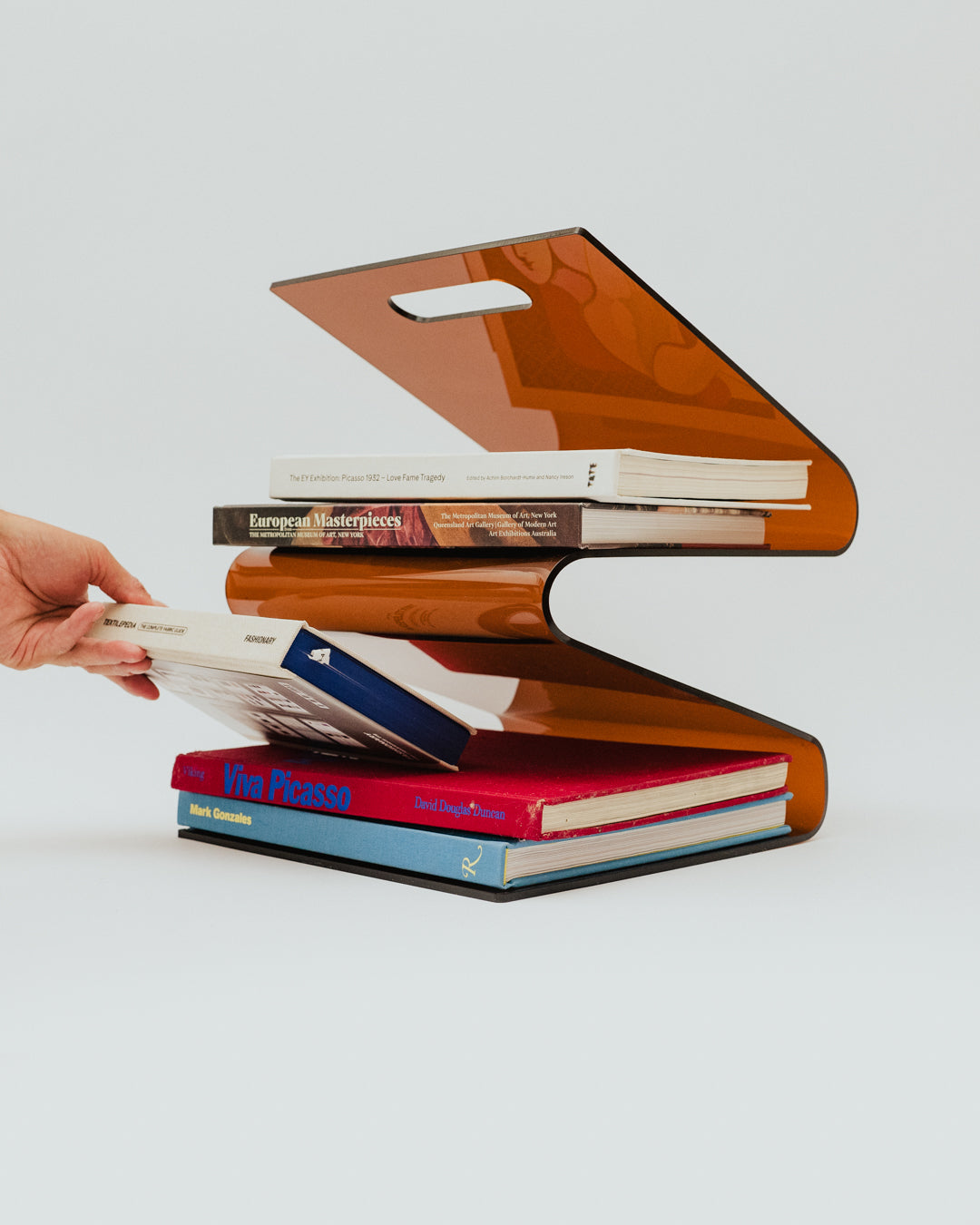 ‘Wavy’ Book and Magazine Stand